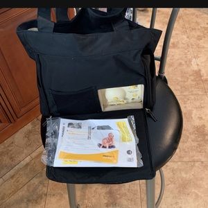 Medela double pump tote